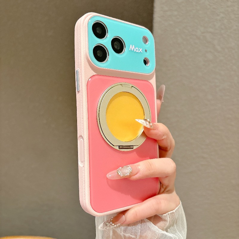 Ring Stand Case - Luxuriöser Kameraschutzring mit magnetischem Ständer und