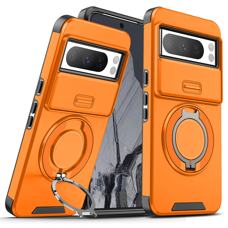 Ring Stand Case - Stoßfeste Panzerhülle für Google Pixel 11