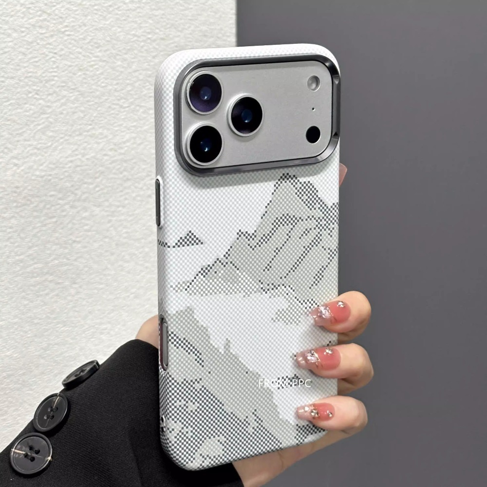 Phone Cases With Camera Cover - Snow Mountain Magnetische Hülle für iPhone