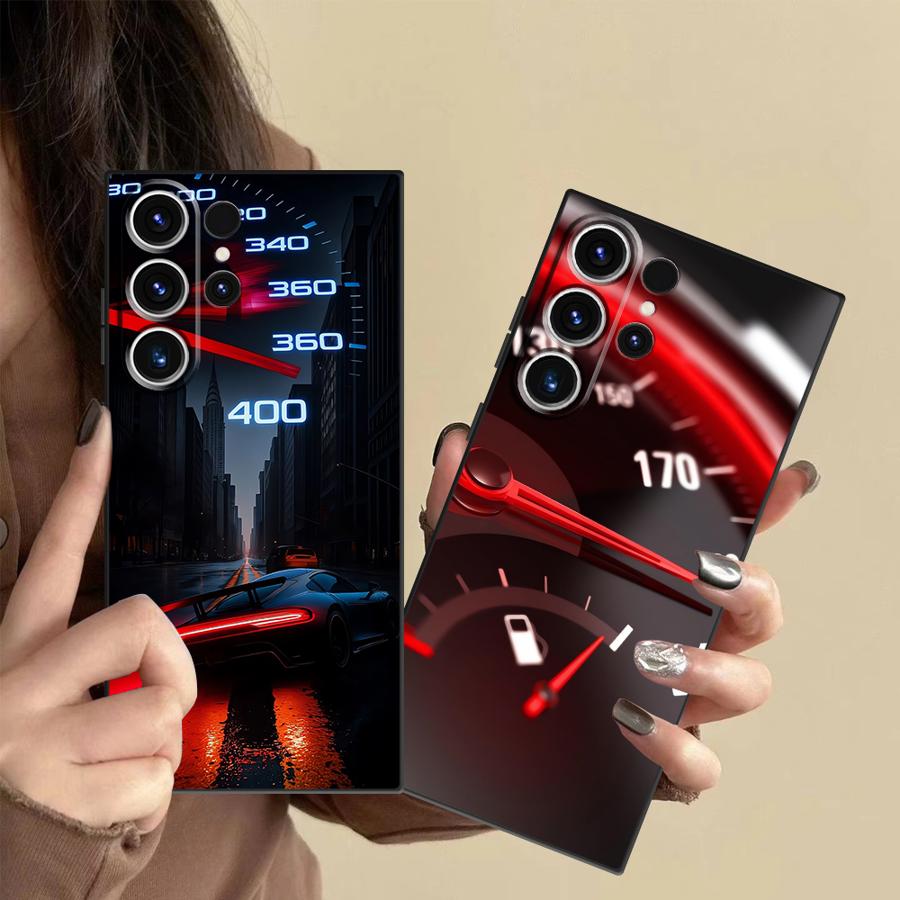 Phone Cases Galaxy S25 - Rote Auto-Messinstrument-Hülle für Samsung Galaxy S26