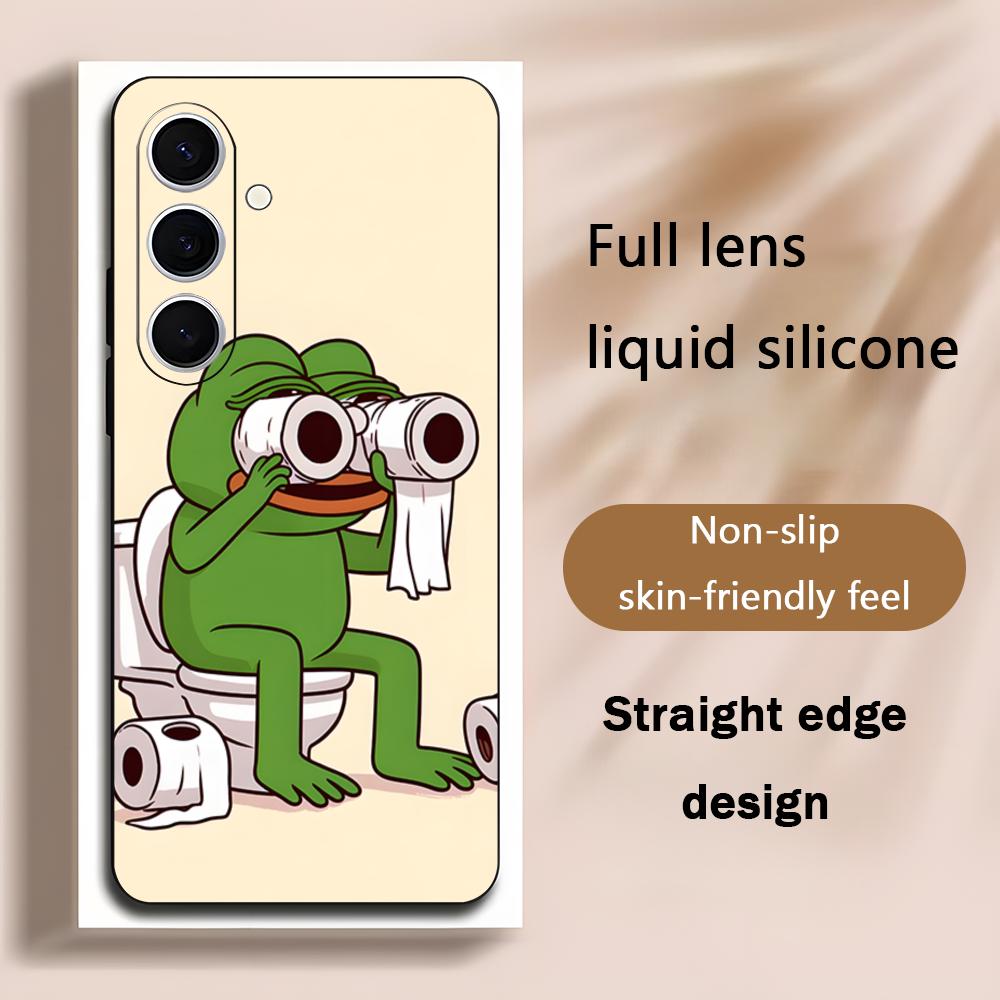 Phone Cases Galaxy S25 - Trauriger Pepe der Frosch Draw Coole