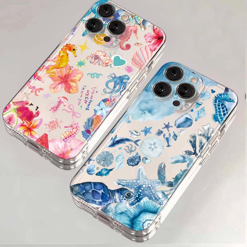 Phone Cases Galaxy S25 - Sommer Cartoon Schildkröte Muster Telefon Fall
