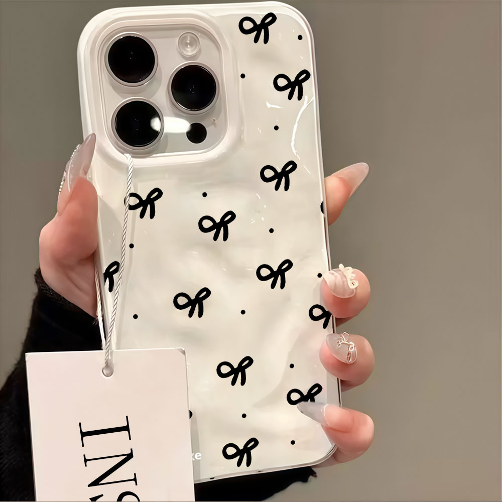 Phone Cases Red - 3D Wasserwellen Rotes Herz Druck Handyhülle