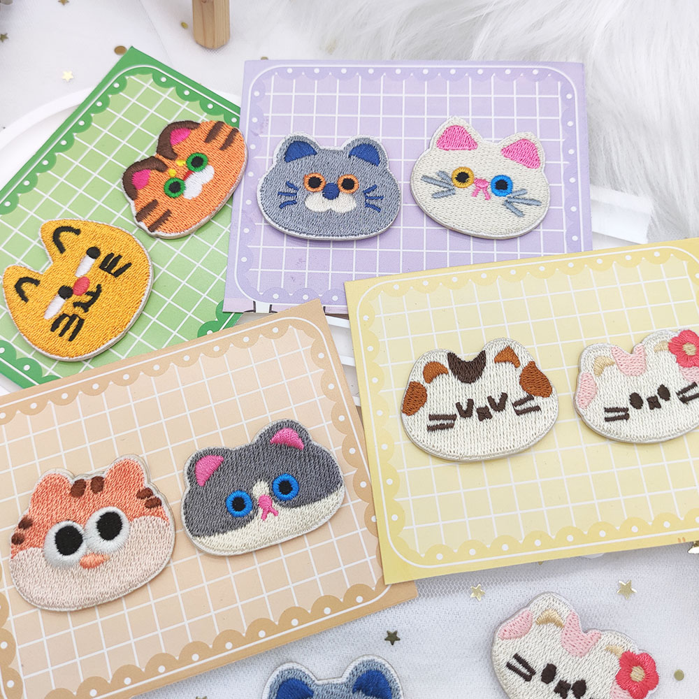Phone Cases Eco Friendly - 2 stücke niedlichen Katzenkopf selbst klebend