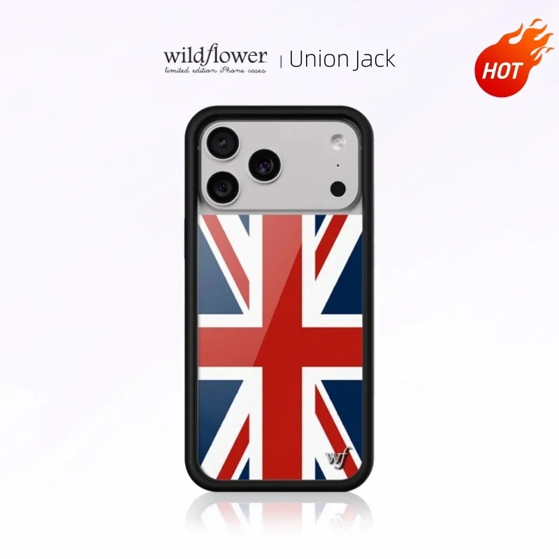 Phone Cases Uk - Modische Wildflower INS Union Jack Handyhülle