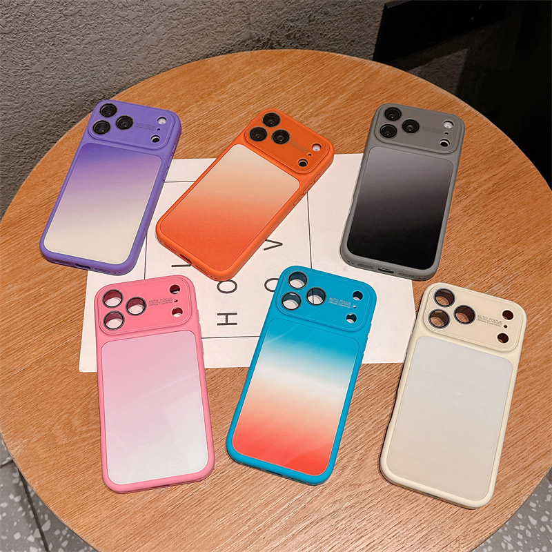 Phone Cases Popular - Luxuriöse Candy-Farben Farbverlauf Handyhülle für iPhone