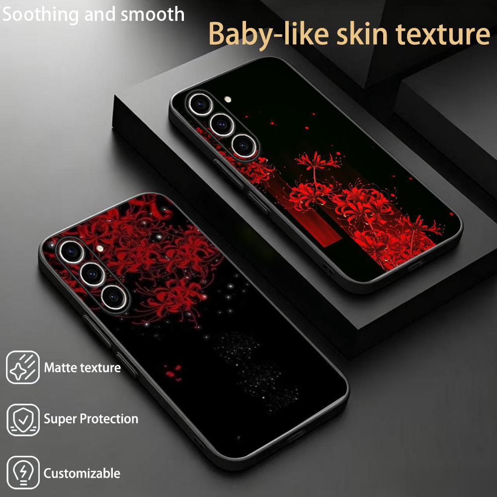Phone Cases Red - Rote Spinnenlilie Japan Kunstmode-Design Handyhülle für