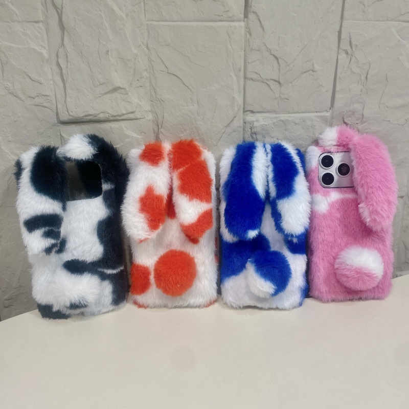 Phone Cases Iphone 14 - Niedliche Hasen-Design Flauschige Handyhüllen für iPhone