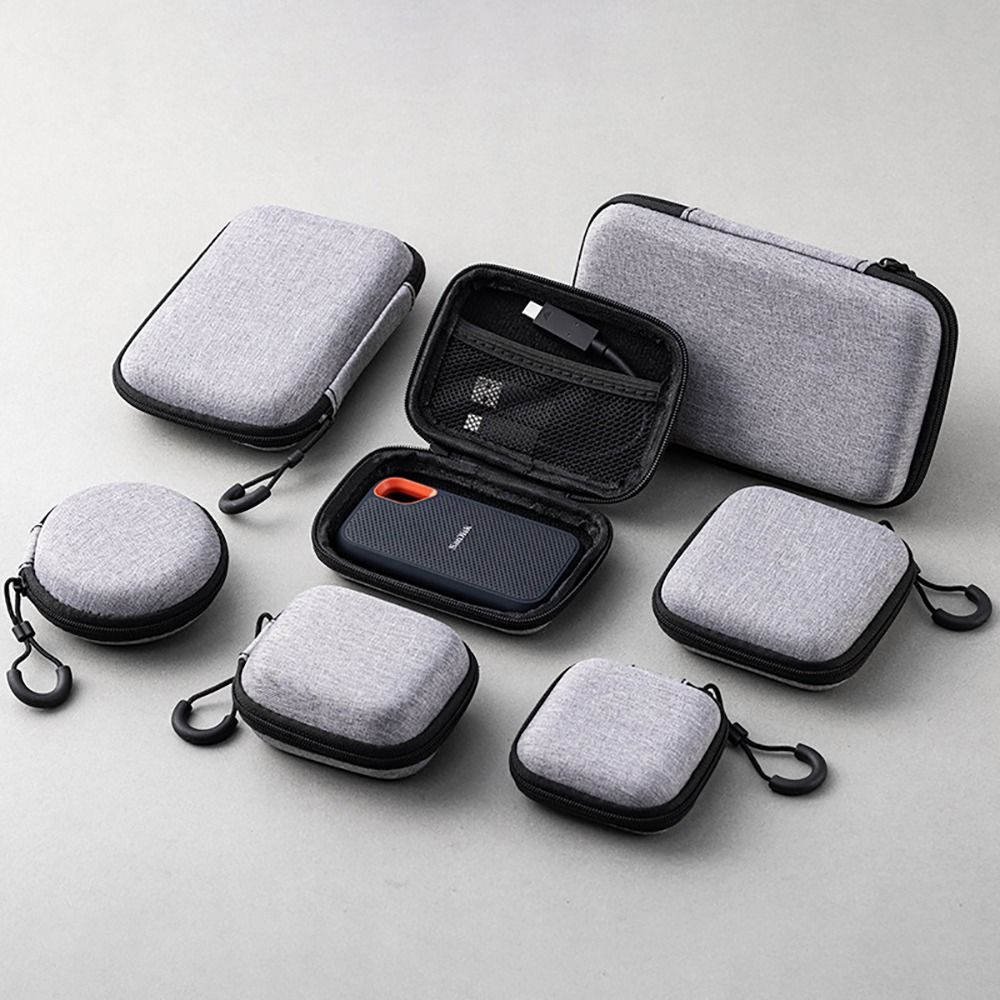 Phone Cases Eco Friendly - 1Pcs Tragbare Kopfhörer/Telefon/Ladekabel EVA Lagerung Tasche