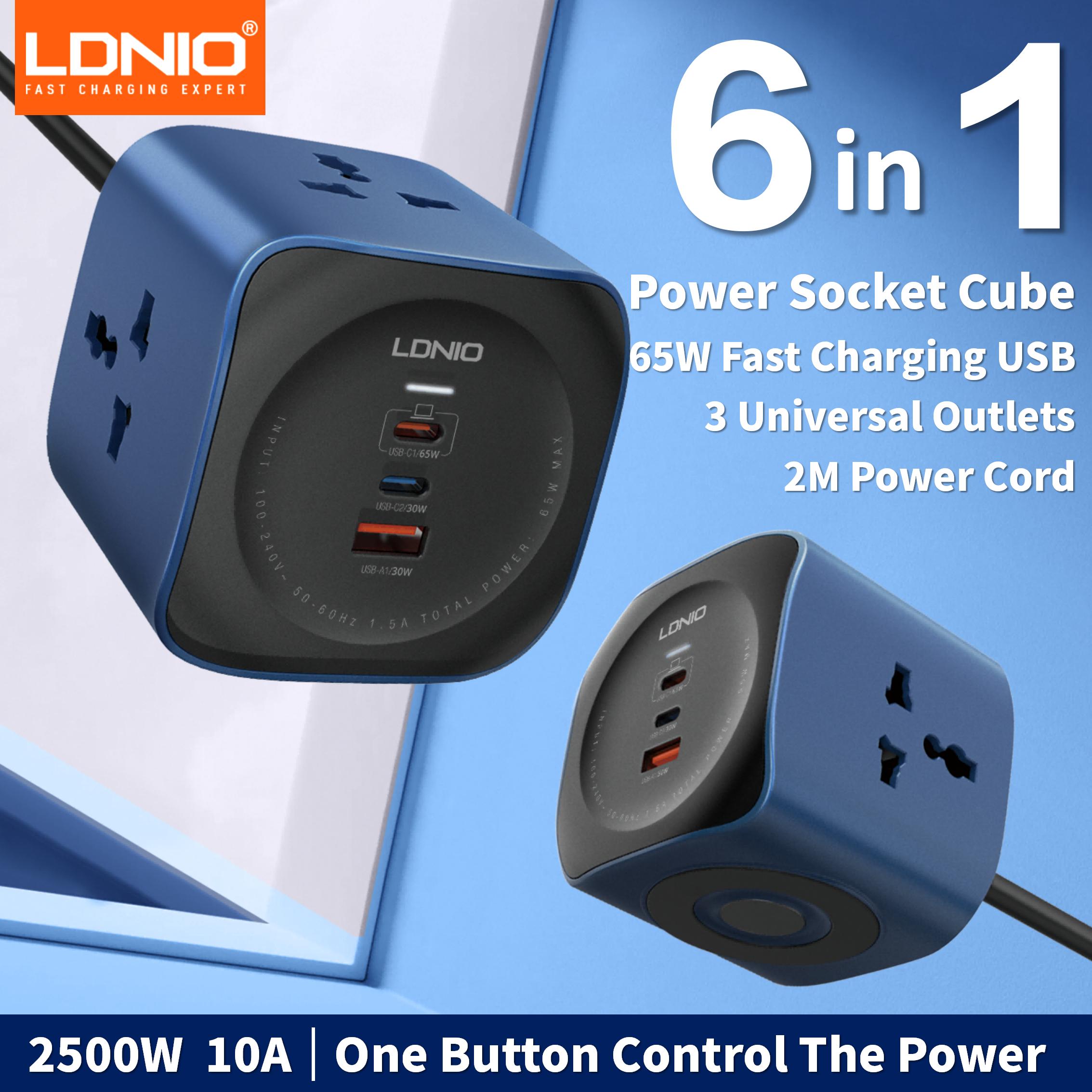 Phone Cases Uk - Cube Power Strip LDNIO 65W Ladestationen