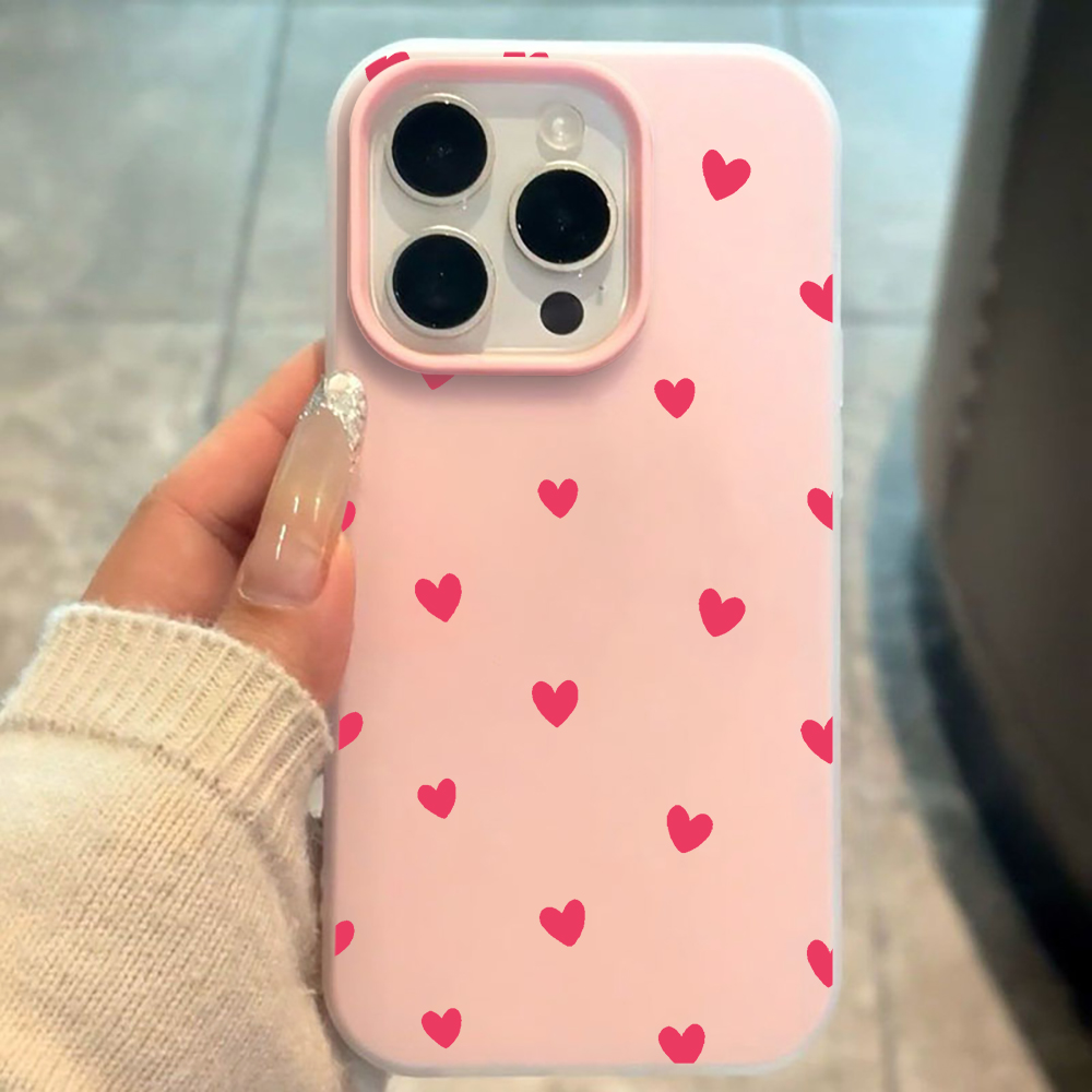 Rote Liebesherz-Muster Handyhü – Phone Cases Red Bewertung und Preis