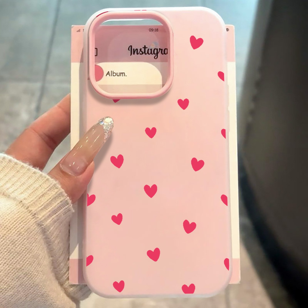 Rote Liebesherz-Muster Handyhü – Phone Cases Red Bewertung und Preis