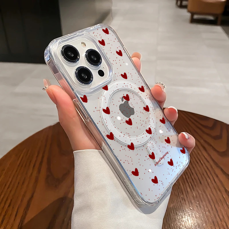 INS Rotes Liebesherz Sexy Tran – Phone Cases With Magsafe Bewertung und Preis