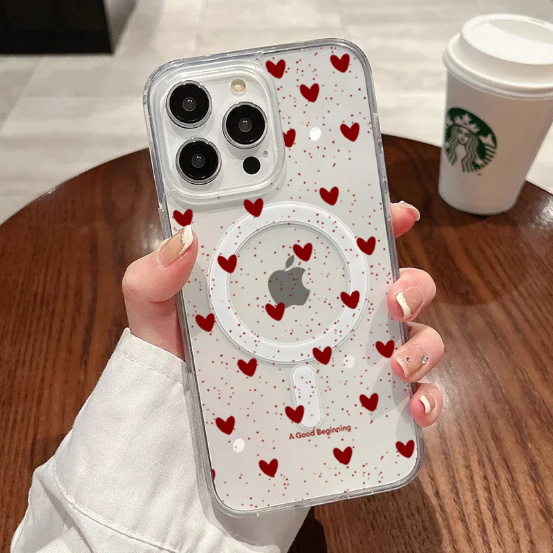 INS Rotes Liebesherz Sexy Tran – Phone Cases With Magsafe Bewertung und Preis