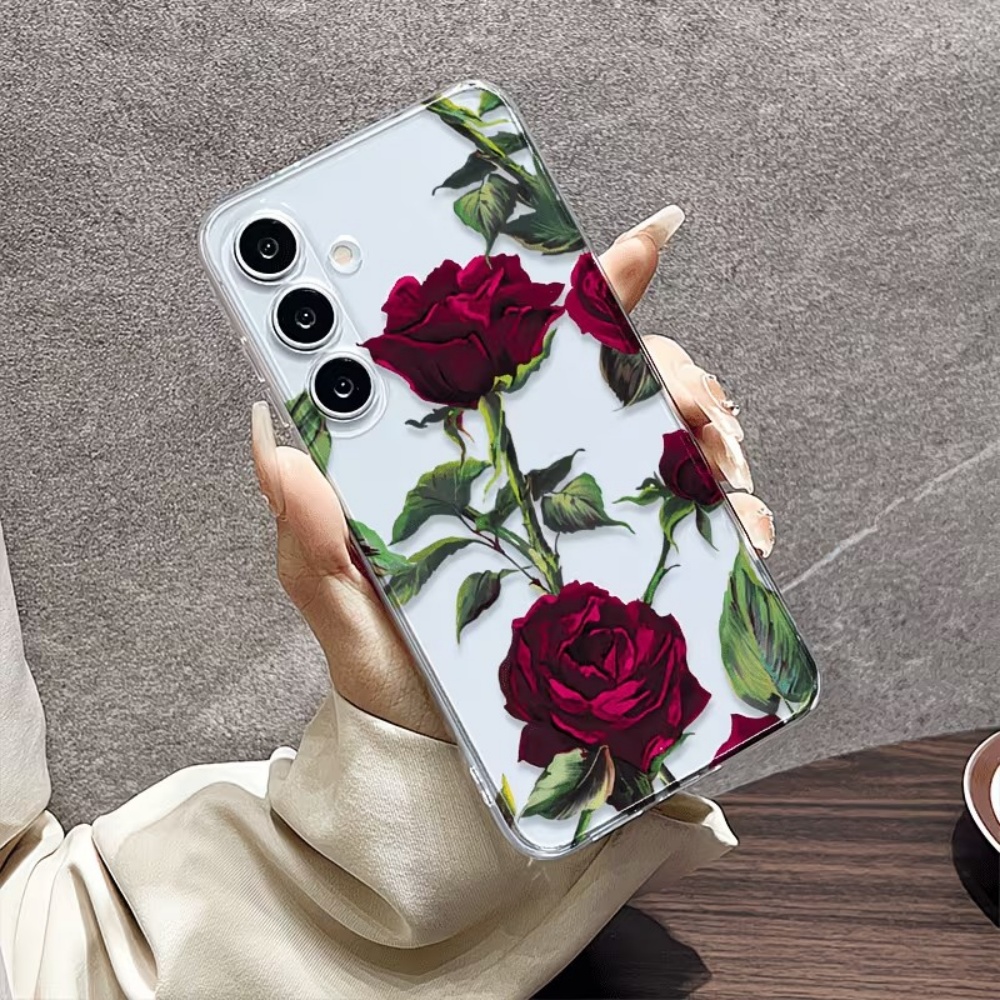 Ästhetische Rote Rosen Blumen  – Phone Cases Red Bewertung und Preis