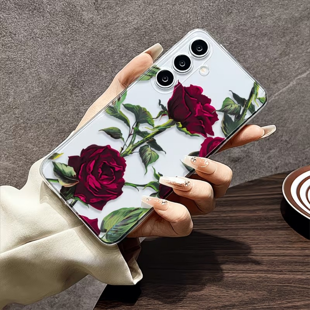 Ästhetische Rote Rosen Blumen  – Phone Cases Red Bewertung und Preis