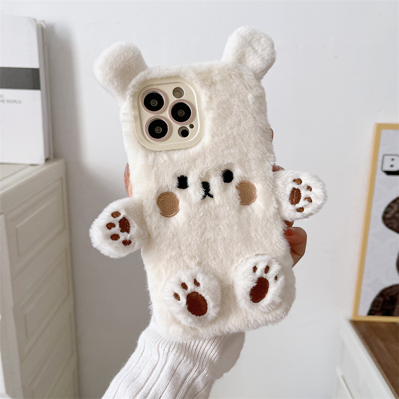 Koreanische 3D Cartoon Bär Fla – Phone Cases Iphone 14 Bewertung und Preis