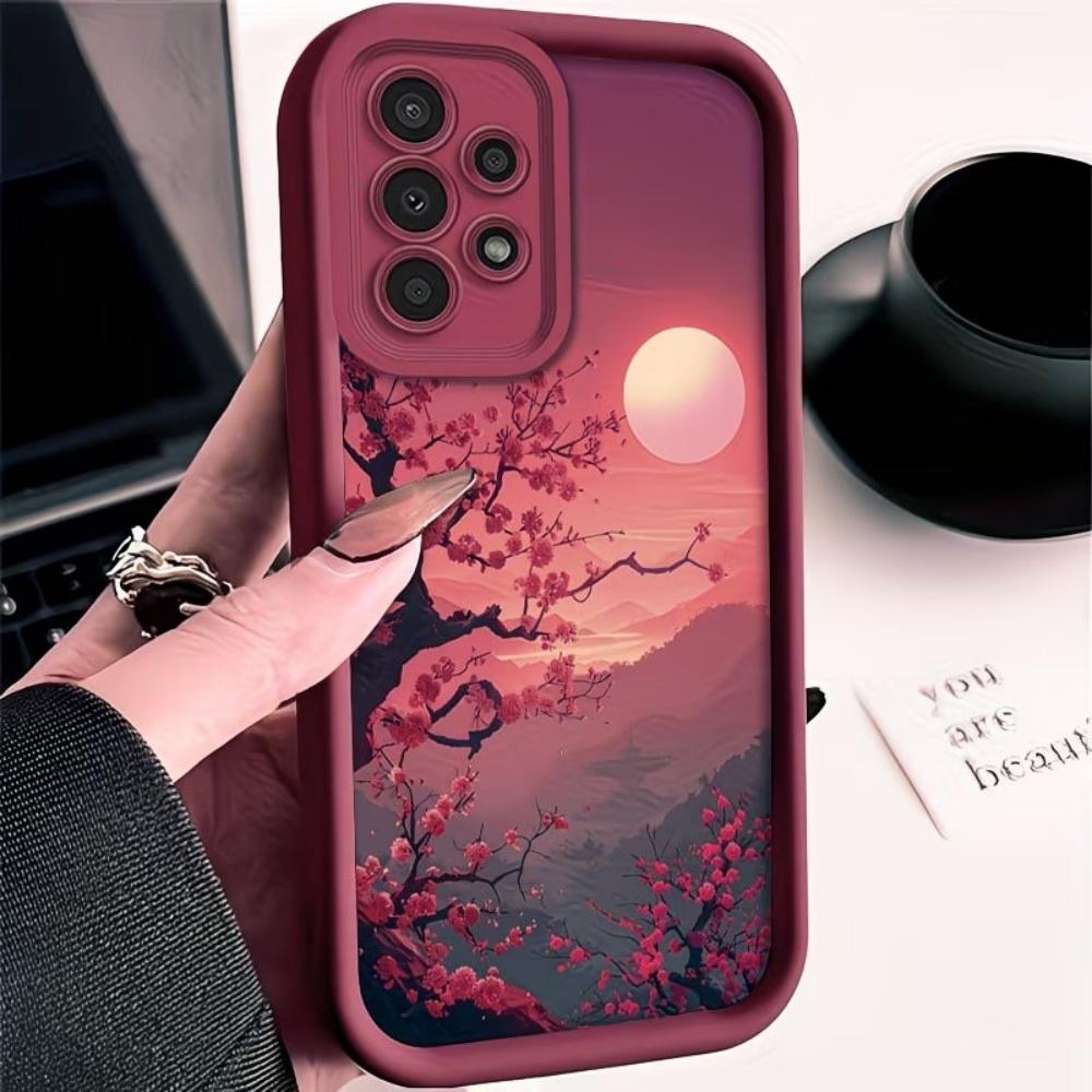 Sunset Mountain Peak Sturzsich – Phone Cases Red Bewertung und Preis