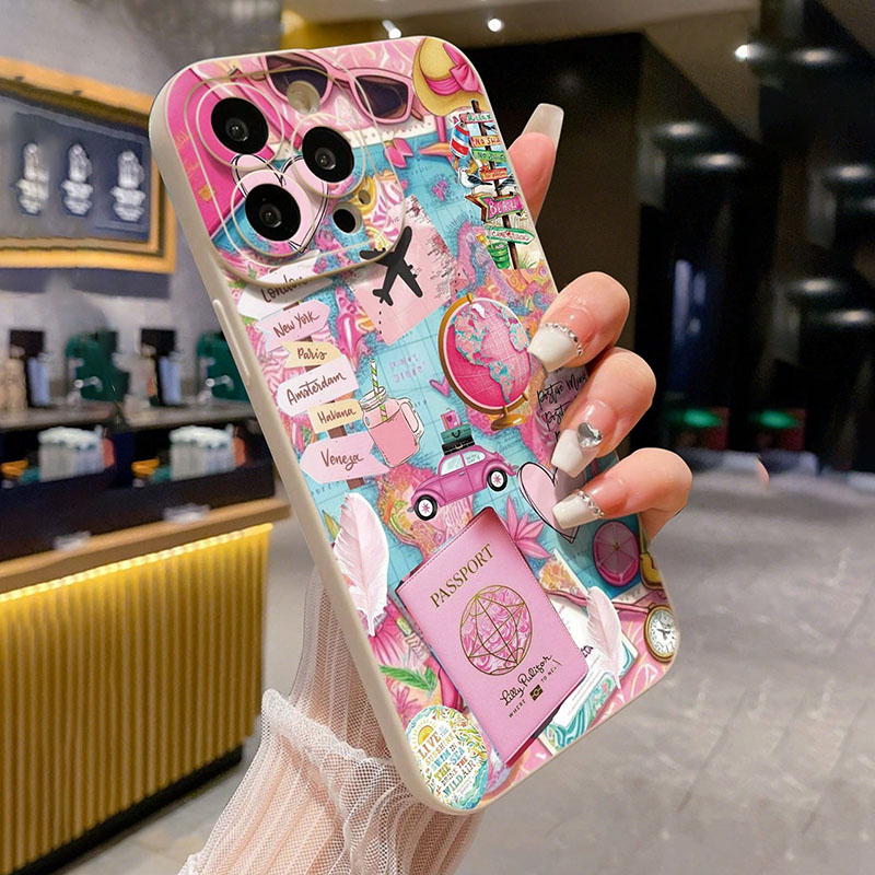 Reise Flugzeug Gedruckt Matte  – Phone Cases Drop Proof Bewertung und Preis