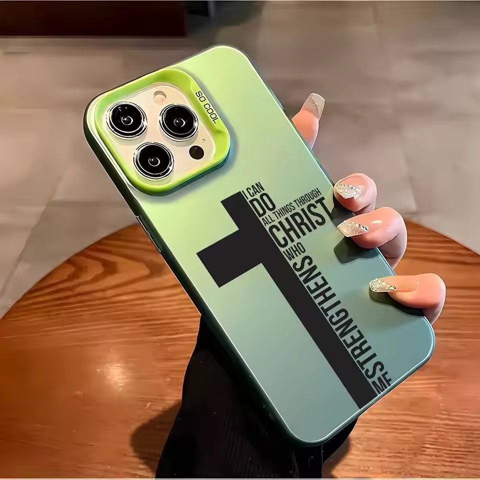 Anti-Fingerabdruck-Kreuz-Bibel – Phone Cases Popular Bewertung und Preis