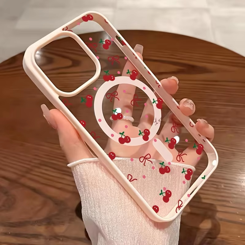 Rote Kirschen Bedruckte Magnet – Phone Cases Red Bewertung und Preis