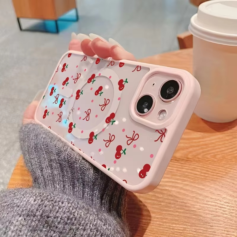 Rote Kirschen Bedruckte Magnet – Phone Cases Red Bewertung und Preis