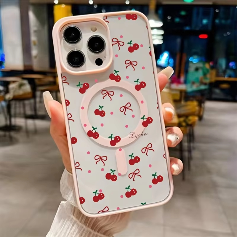 Rote Kirschen Bedruckte Magnet – Phone Cases Red Bewertung und Preis