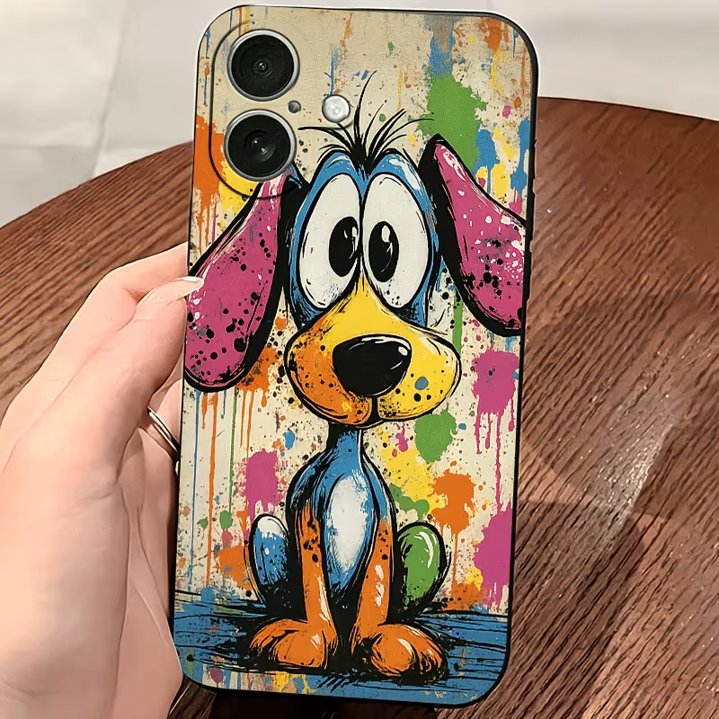 Graffiti-Farbige Welpen-TPU-Ha – Phone Cases Popular Bewertung und Preis