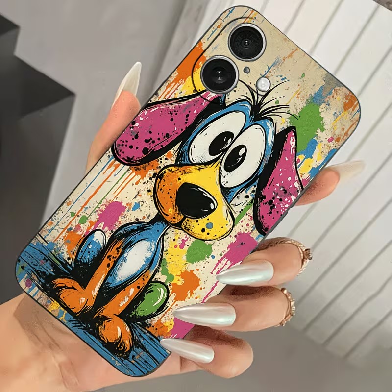 Graffiti-Farbige Welpen-TPU-Ha – Phone Cases Popular Bewertung und Preis