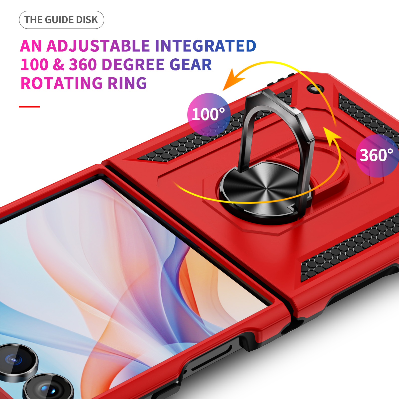 Militärische, stoßfeste Handyh – Ring Stand Case Bewertung und Preis