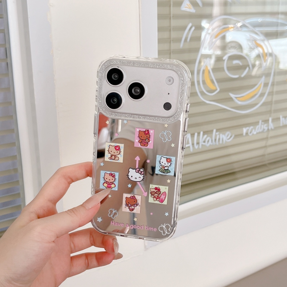 Niedliche Gitter-Cartoon-Sanri – Phone Cases Girly Bewertung und Preis