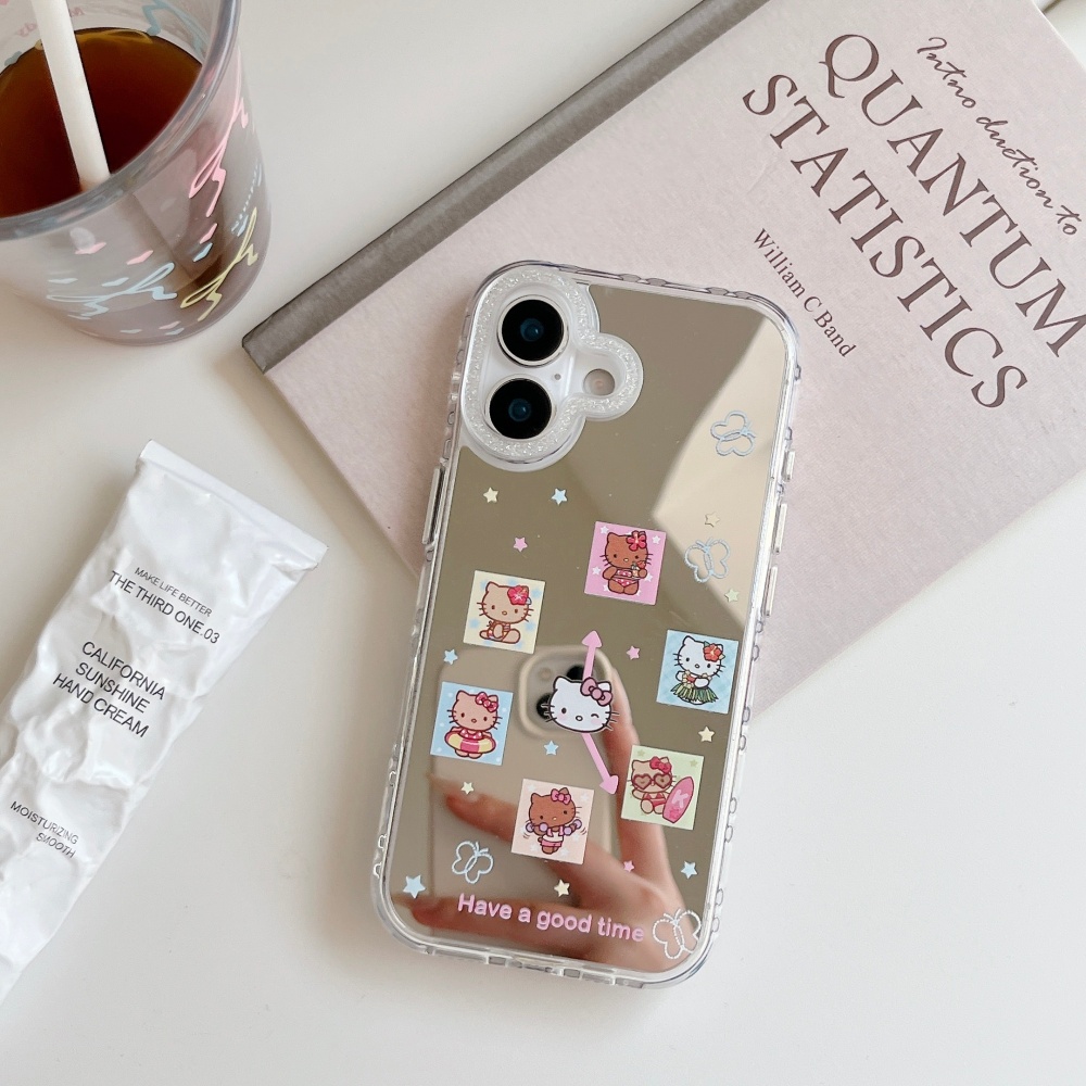 Niedliche Gitter-Cartoon-Sanri – Phone Cases Girly Bewertung und Preis