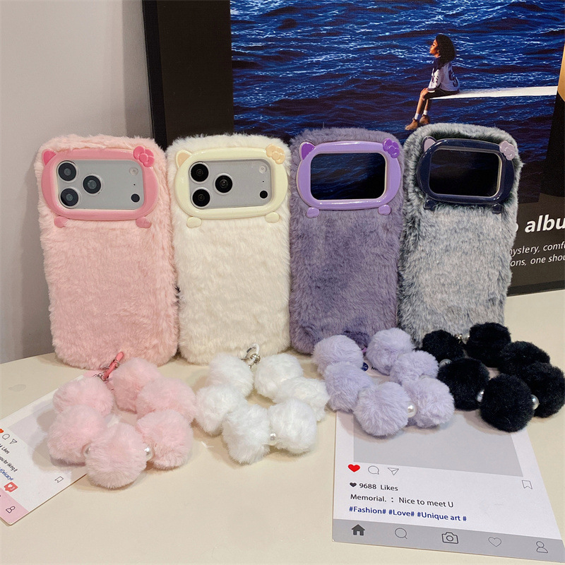 Luxuriöse Einfarbige Flauschig – Phone Cases Popular Bewertung und Preis