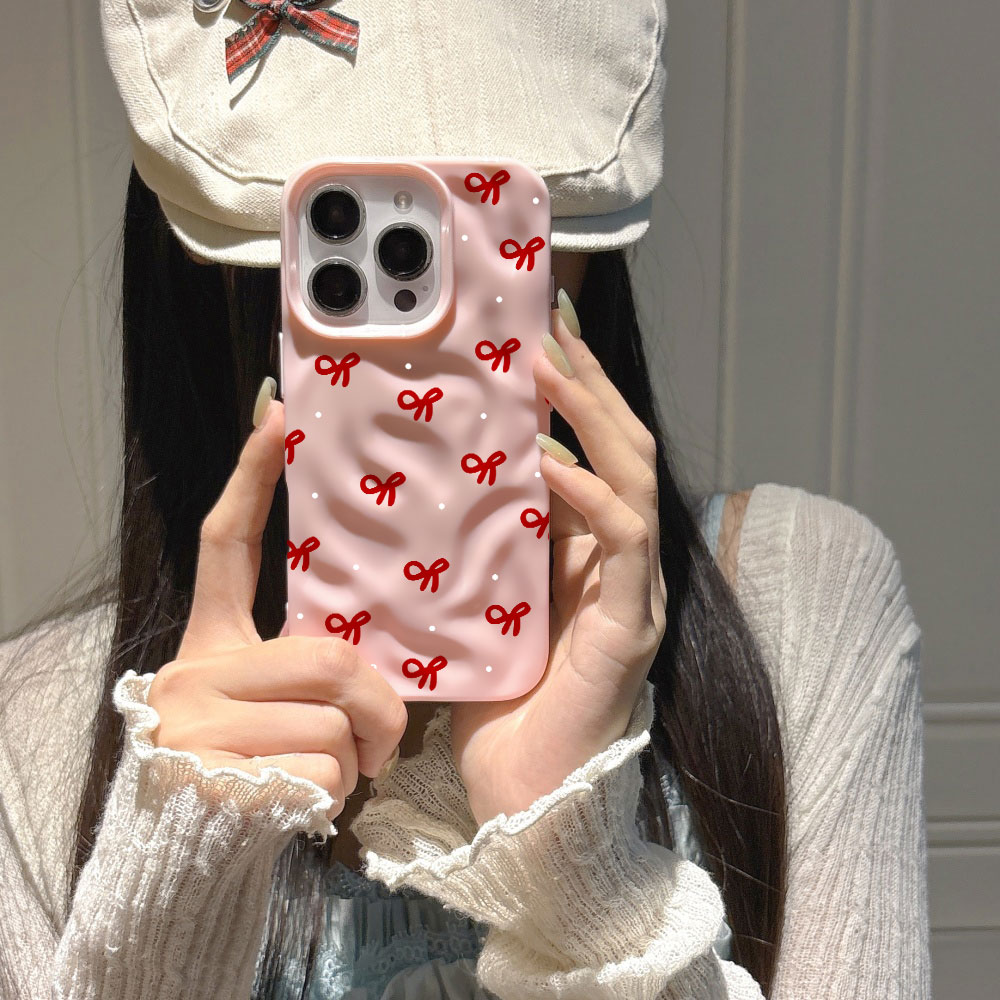 3D Wasserwellen Rotes Herz Dru – Phone Cases Red Bewertung und Preis