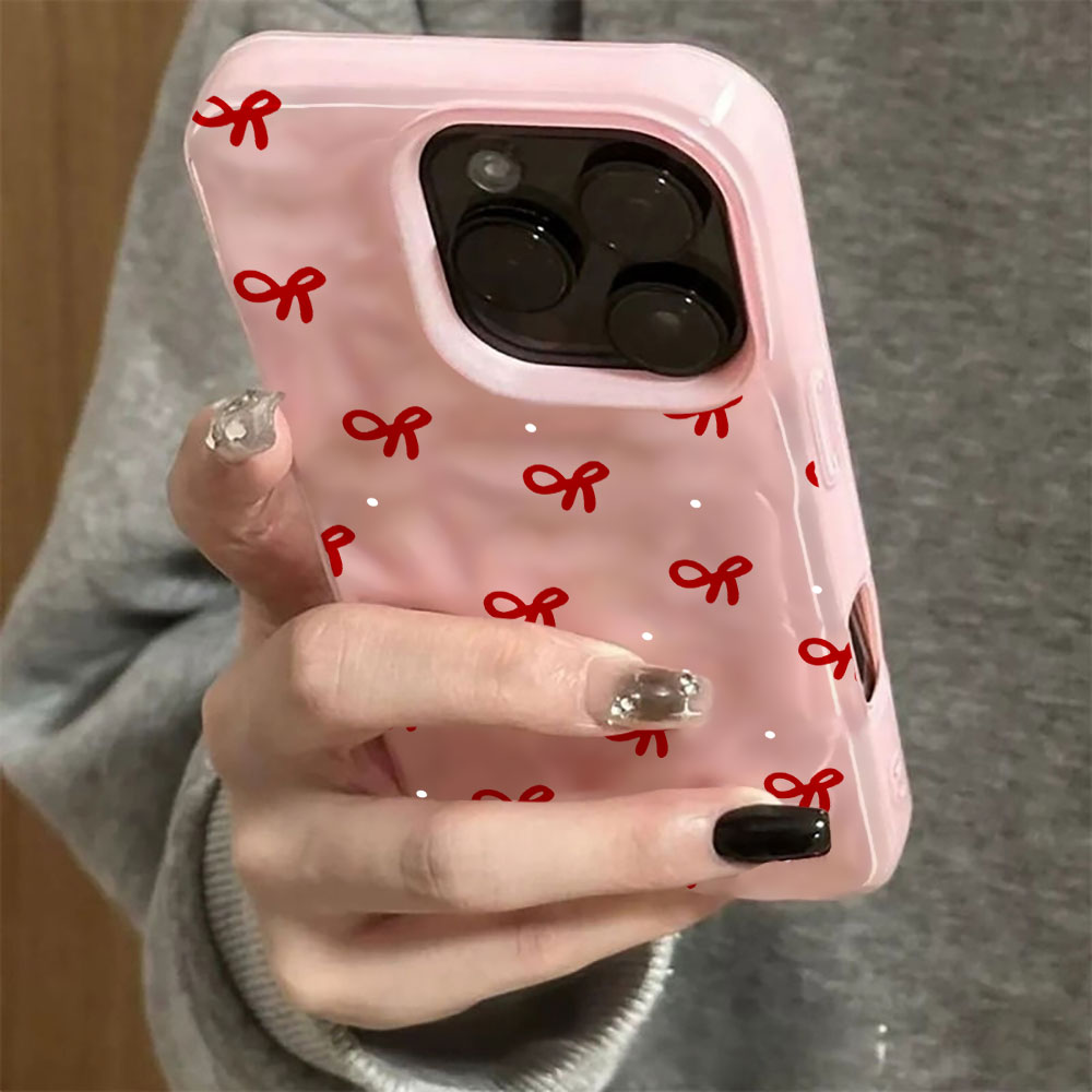 3D Wasserwellen Rotes Herz Dru – Phone Cases Red Bewertung und Preis