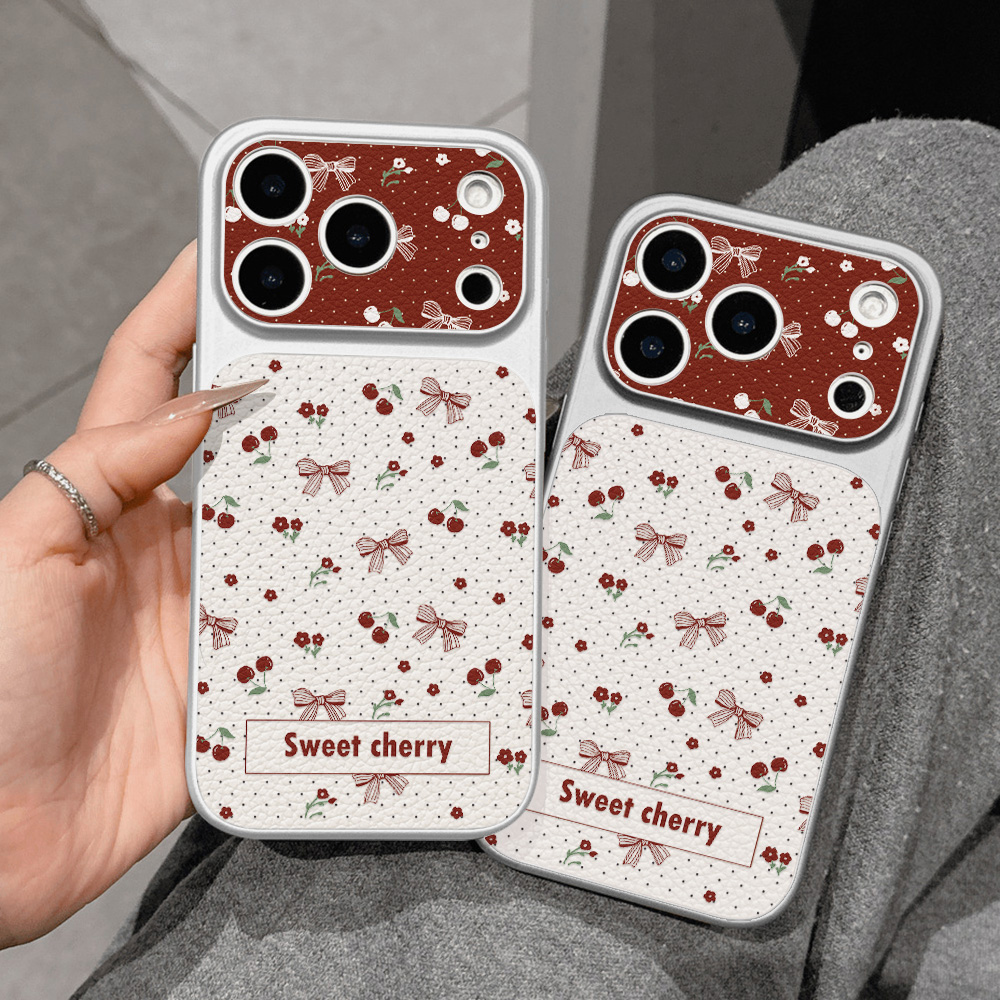 Süße Kirschblüten-Leder-Handyh – Phone Cases That Cover The Camera Bewertung und Preis