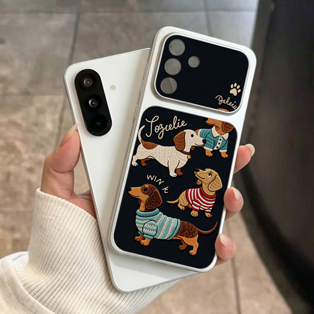 Cartoon-Welpen-Leder-Handyhüll – Phone Cases That Cover The Camera Bewertung und Preis