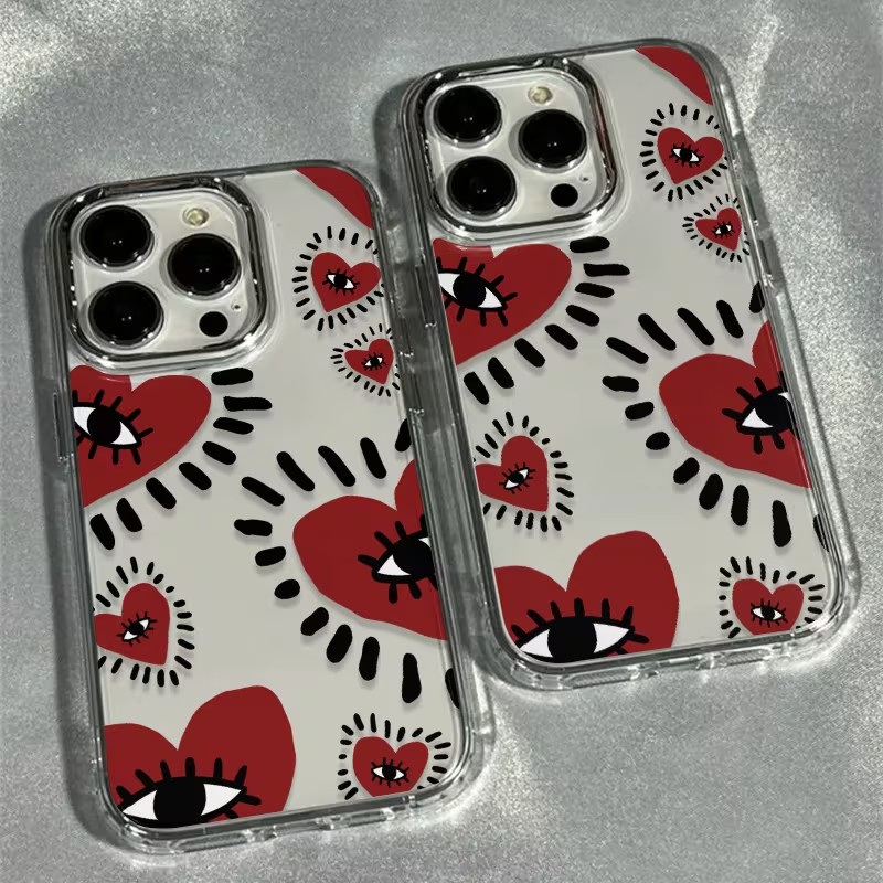 Einzigartige rote Herz-Augen-R – Phone Cases Red Bewertung und Preis