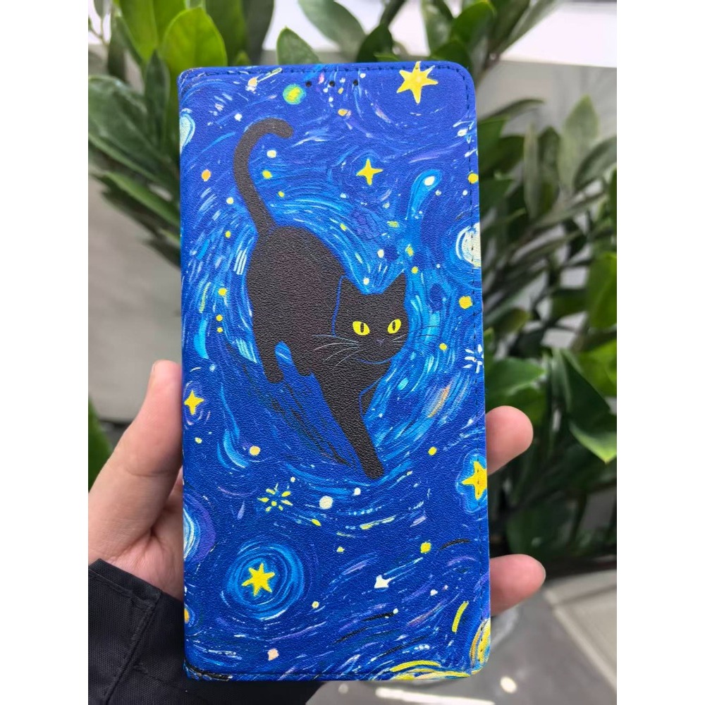 Bemalte magnetische Flip-Leder – Phone Cases Galaxy S25 Bewertung und Preis