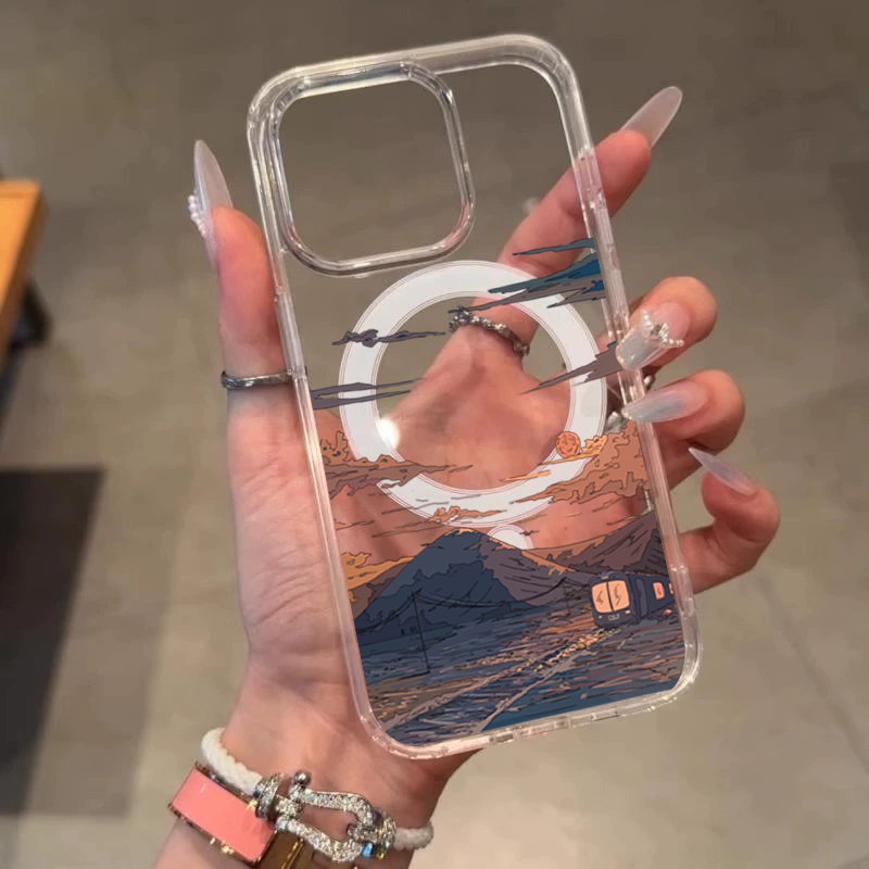 Sonnenuntergang-Muster Modisch – Phone Cases With Magsafe Bewertung und Preis