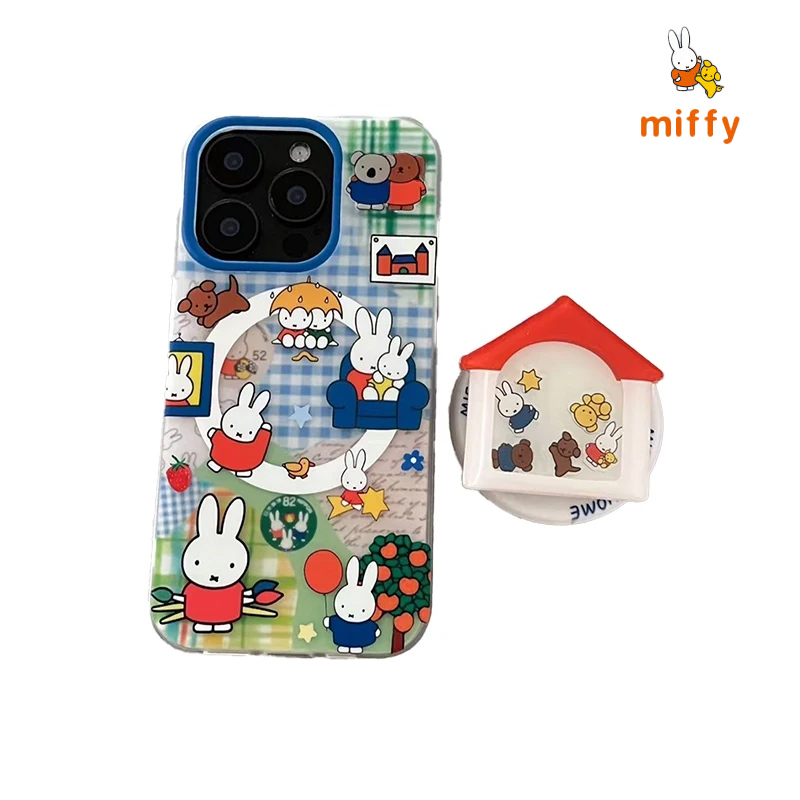Gittermuster Miffy Handyhülle  – Phone Cases Girly Bewertung und Preis