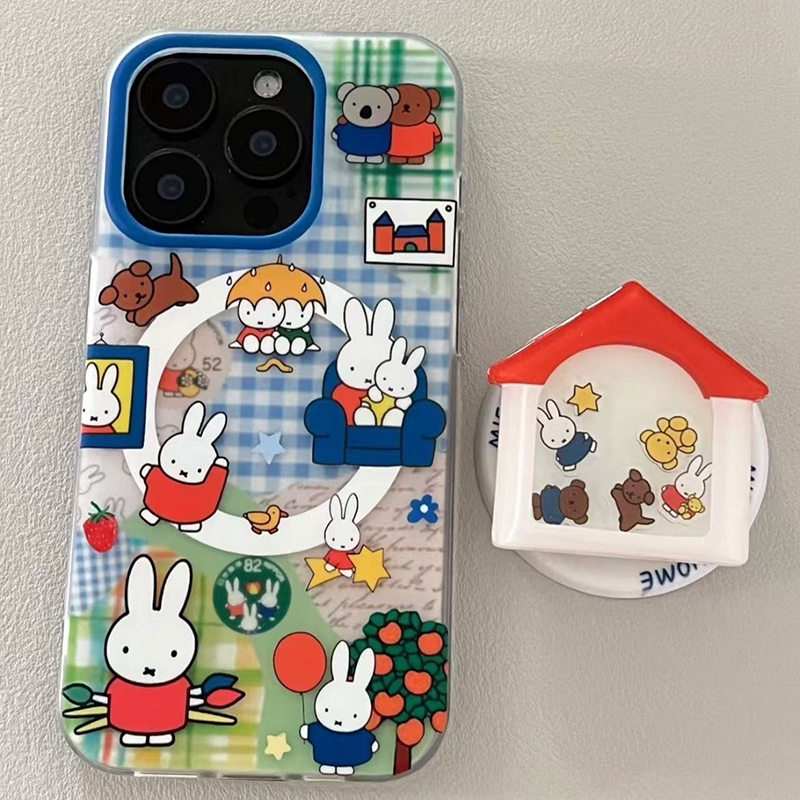Gittermuster Miffy Handyhülle  – Phone Cases Girly Bewertung und Preis