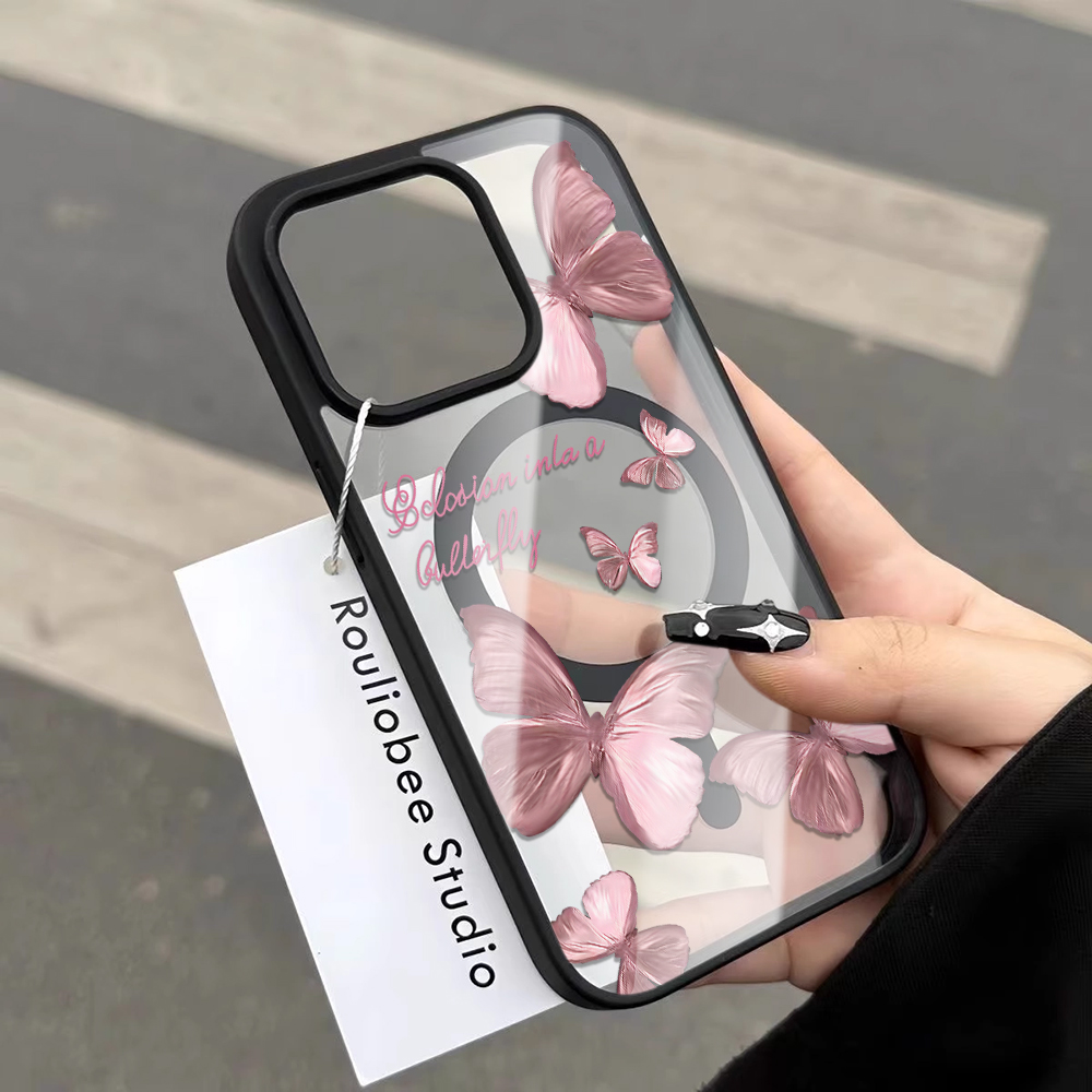 Mehrfarbige Schmetterlings-Han – Phone Cases With Magsafe Bewertung und Preis