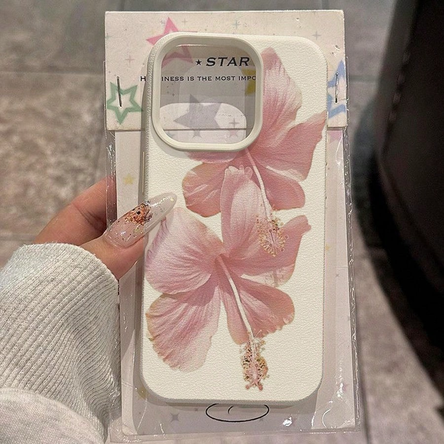 Rosa Hibiskus elegante hochäst – Phone Cases Drop Proof Bewertung und Preis