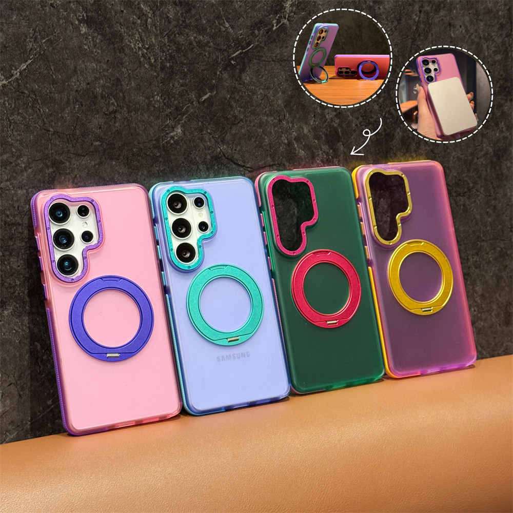 Kontrastfarbene 360° drehbare  – Ring Stand Case Bewertung und Preis