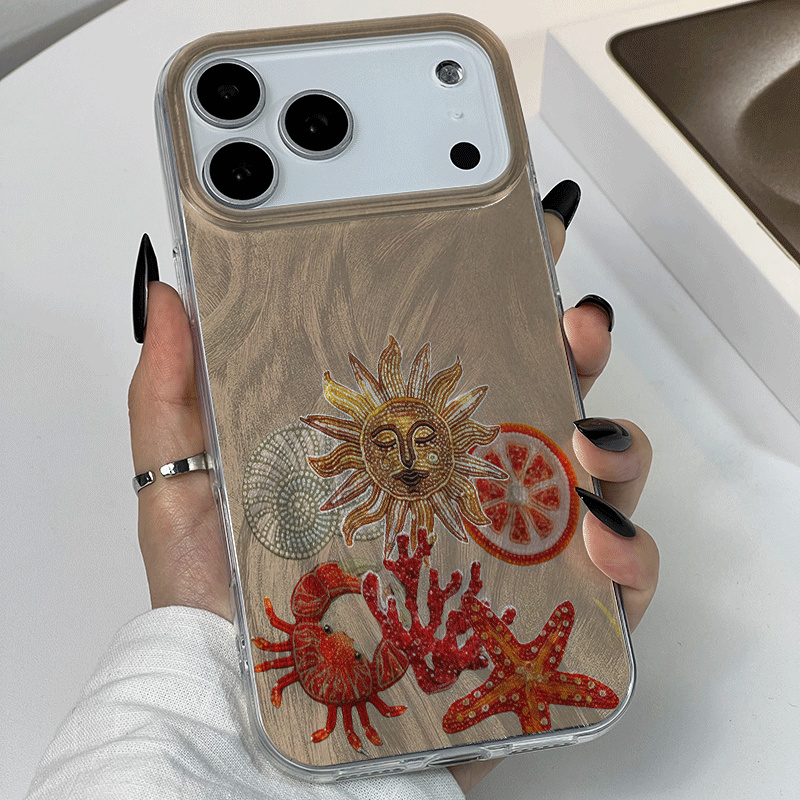 Eisstruktur Ozean Rote Koralle – Phone Cases Red Bewertung und Preis