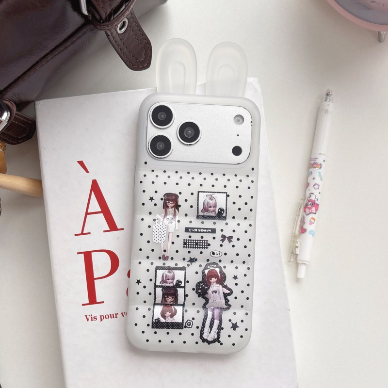 Japanische Y2K Süße Hasenohren – Phone Cases Girly Bewertung und Preis